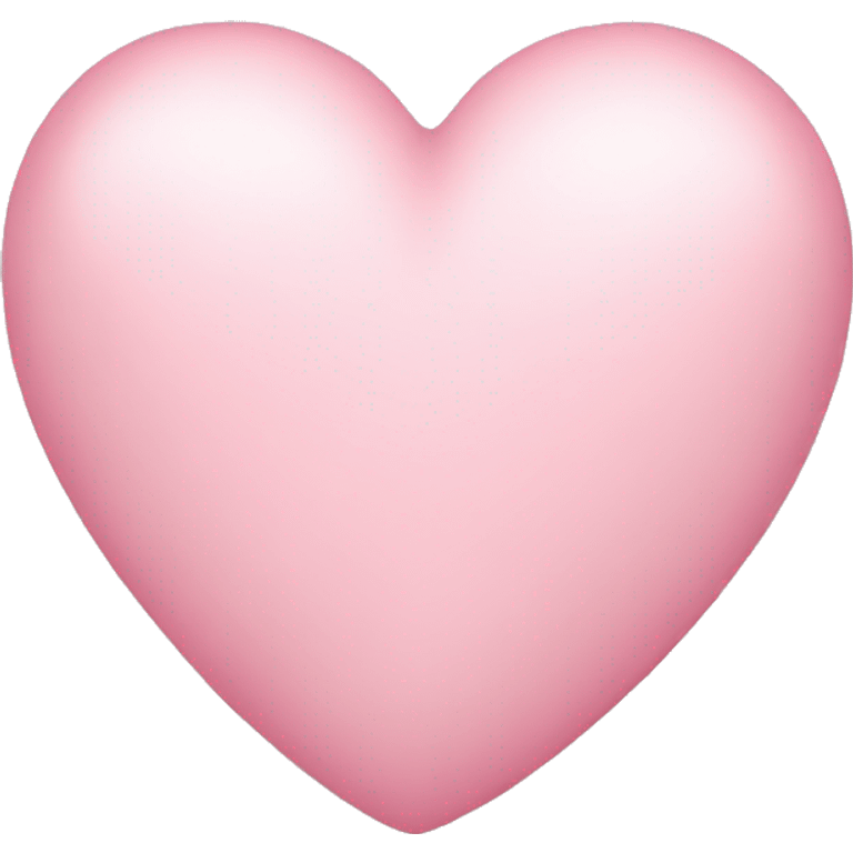 Light pink heart emoji