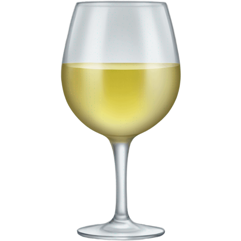 Glass of white wine emoji