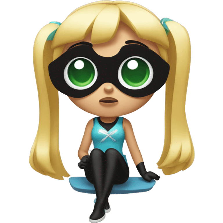 Powerpuff girl bubble emoji