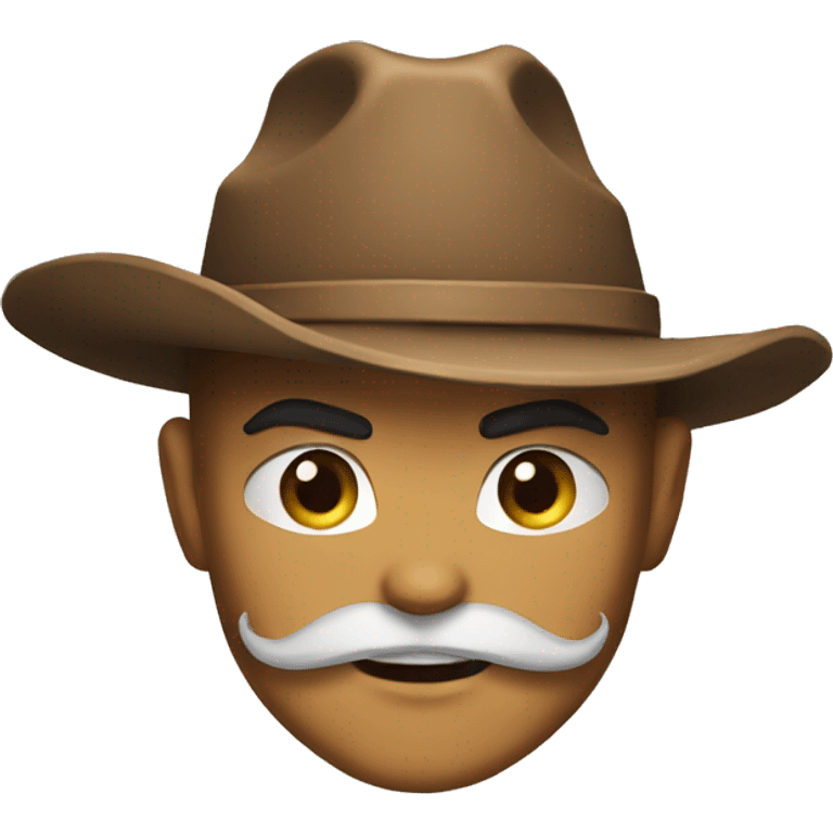 Power activated avatar the airbender with a cowboy moustache emoji