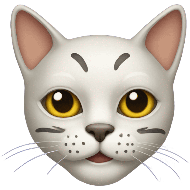 Cat with mask emoji