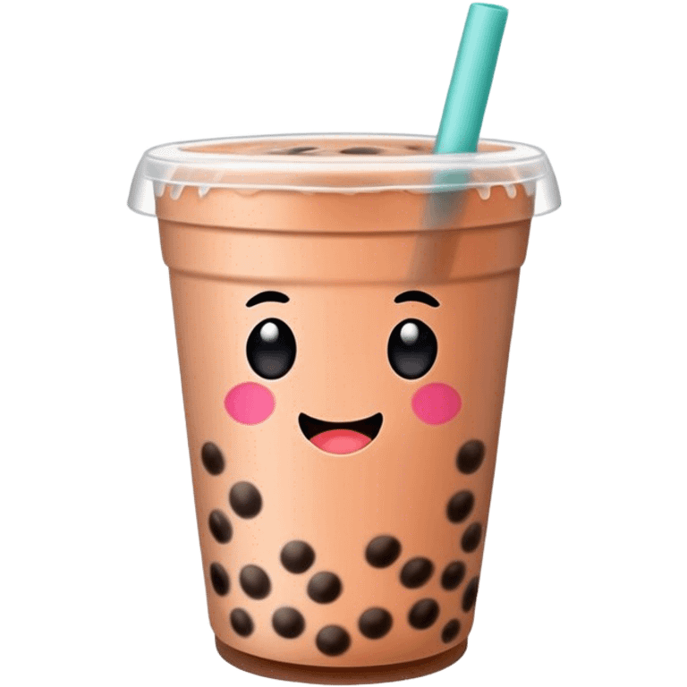 Drinking boba tea  emoji