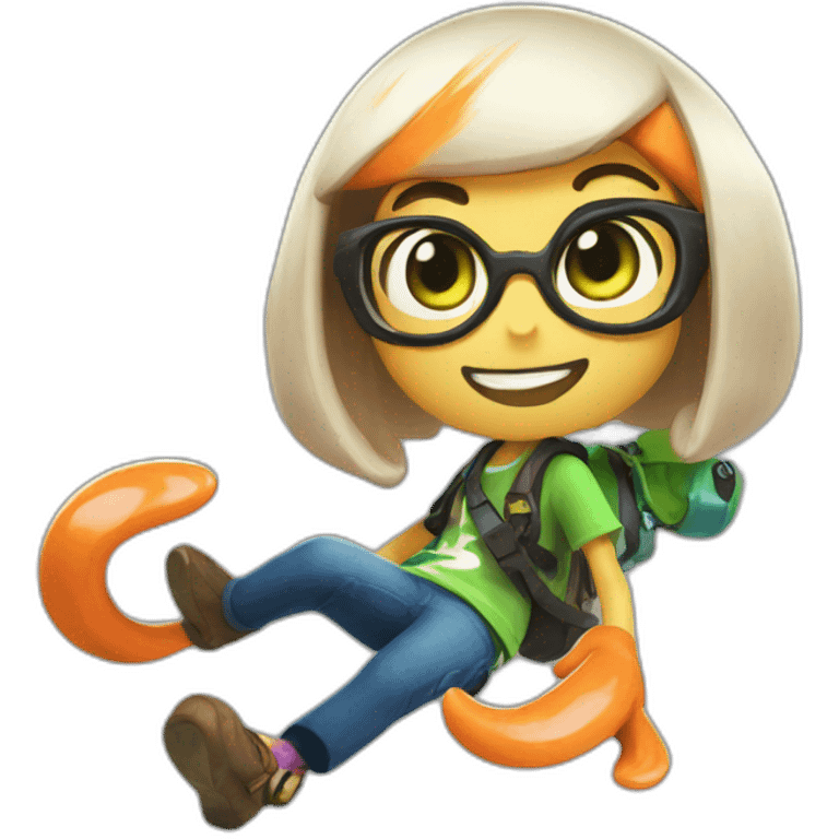 Inkling splatoon emoji