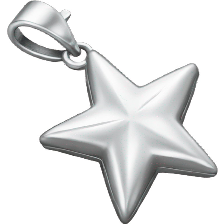 silver star charm emoji