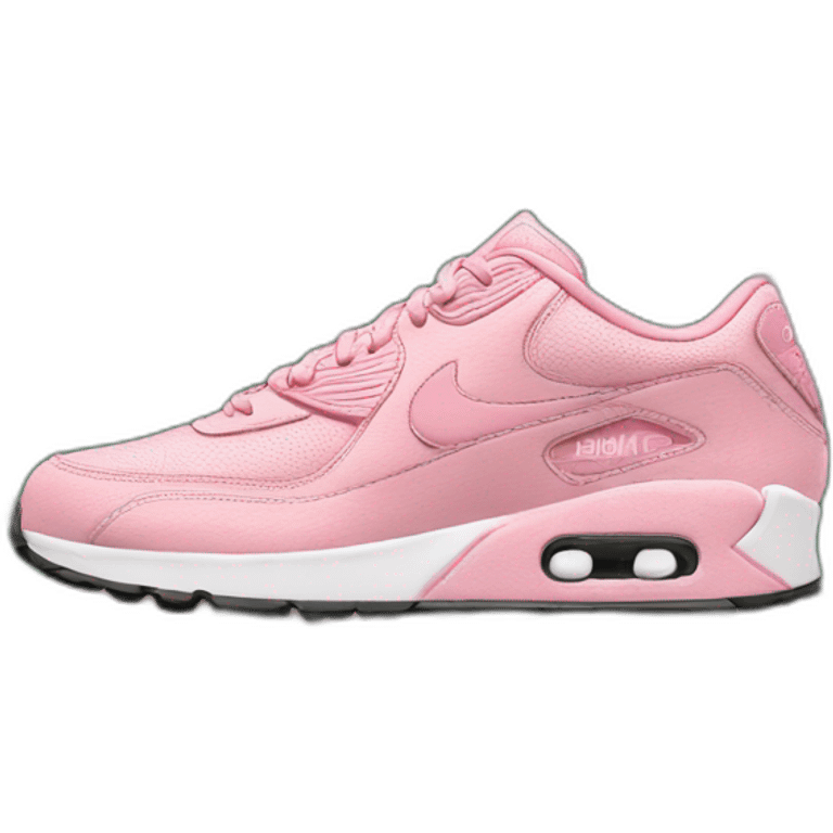 nike shoes pink with japanese flowers emoji