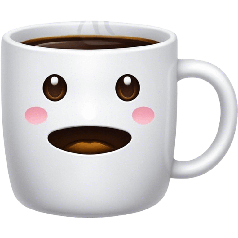 black coffee in mug emoji