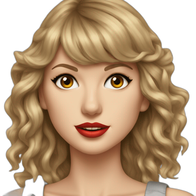 Taylor swift portait emoji