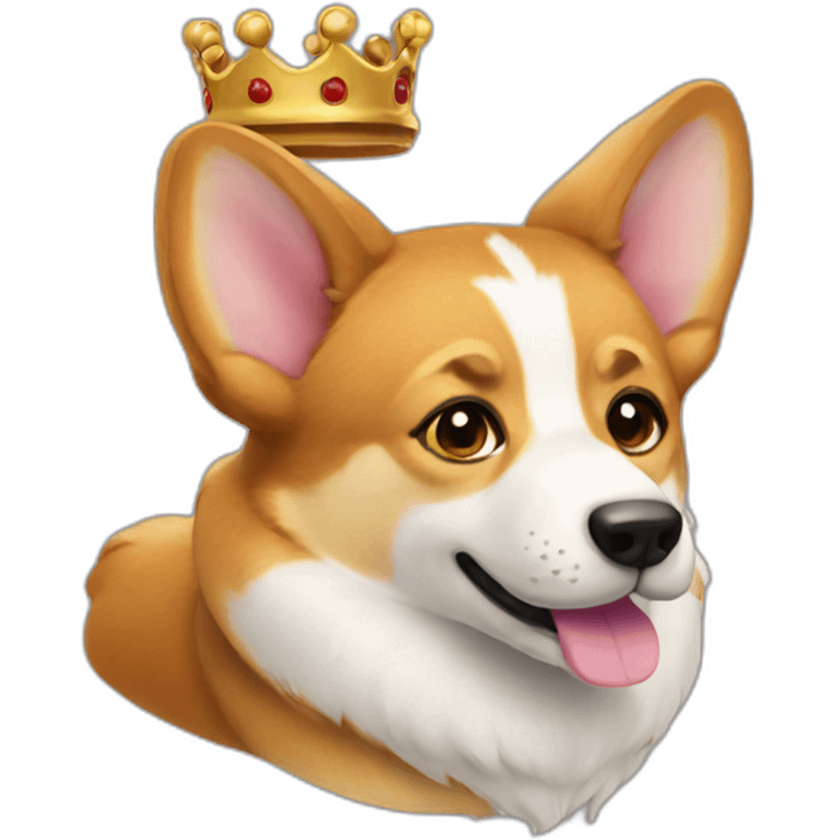 corgy king emoji