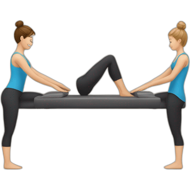 Pilates class emoji