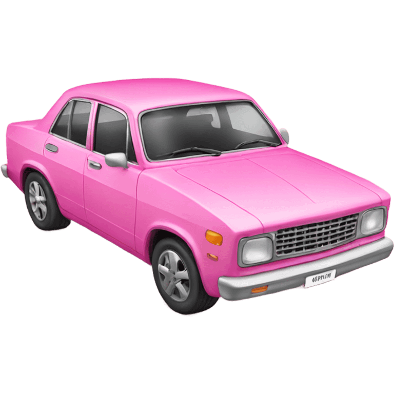 Pink car emoji