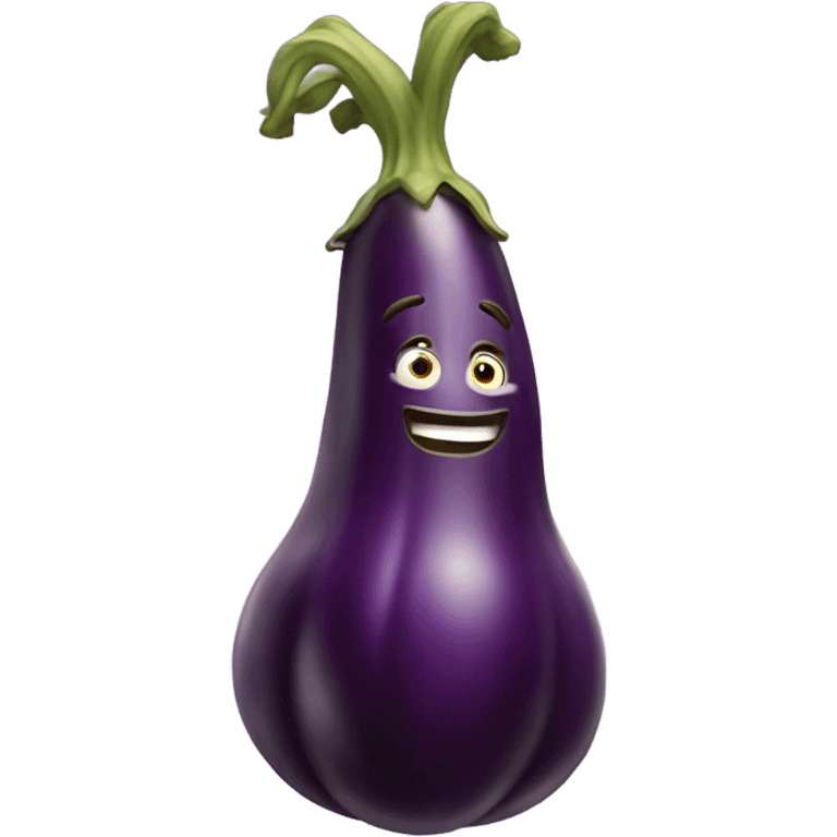 Dude riding an eggplant emoji