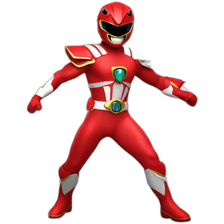 Power Rangers red kaiju ranger emoji