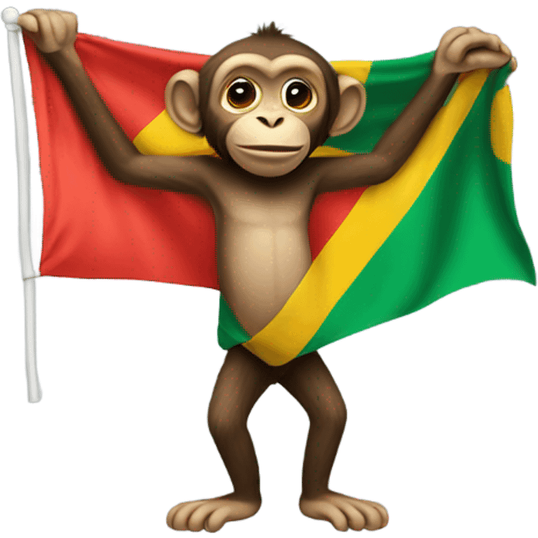 monkey, Africa flag emoji