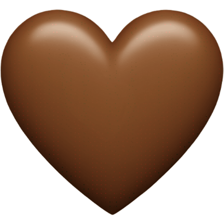 Brown heart  emoji