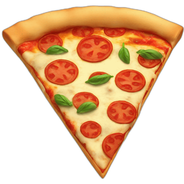 3D pizza emoji