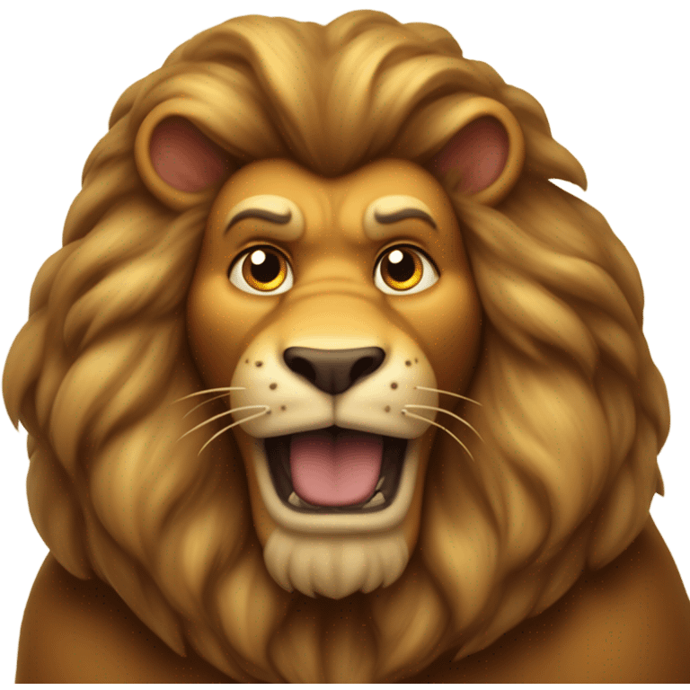 The Cowardly Lion in The Wizard of Oz emoji