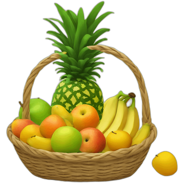 fruit basket emoji