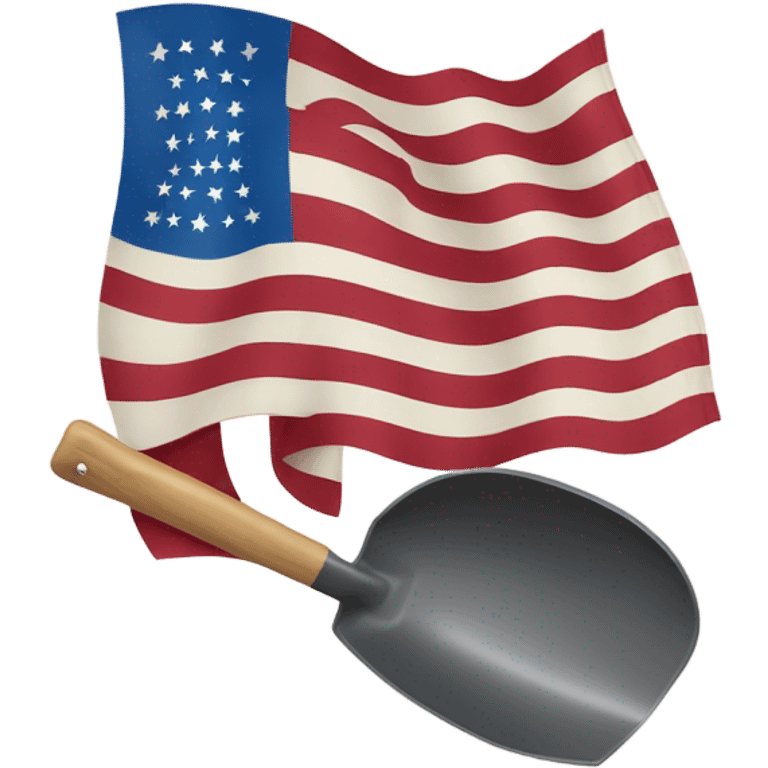 American Shovel flag emoji