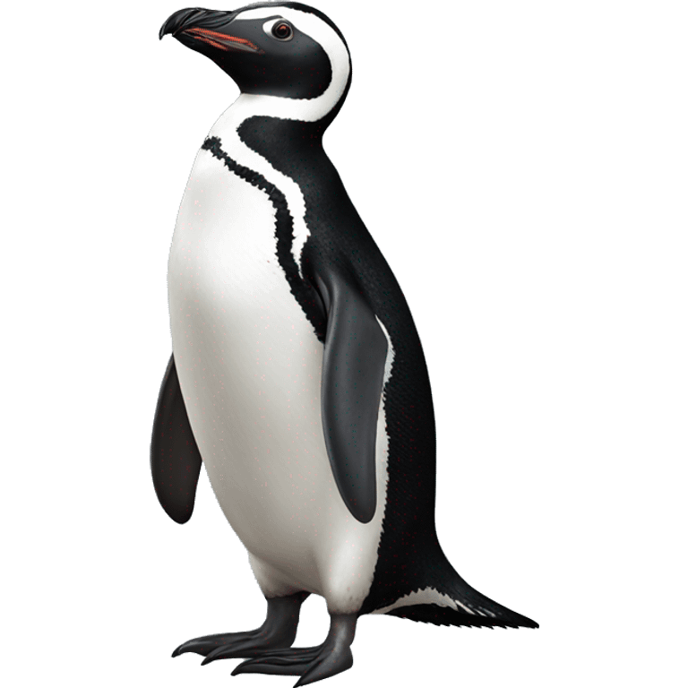 African penguin 3/4 view full body emoji