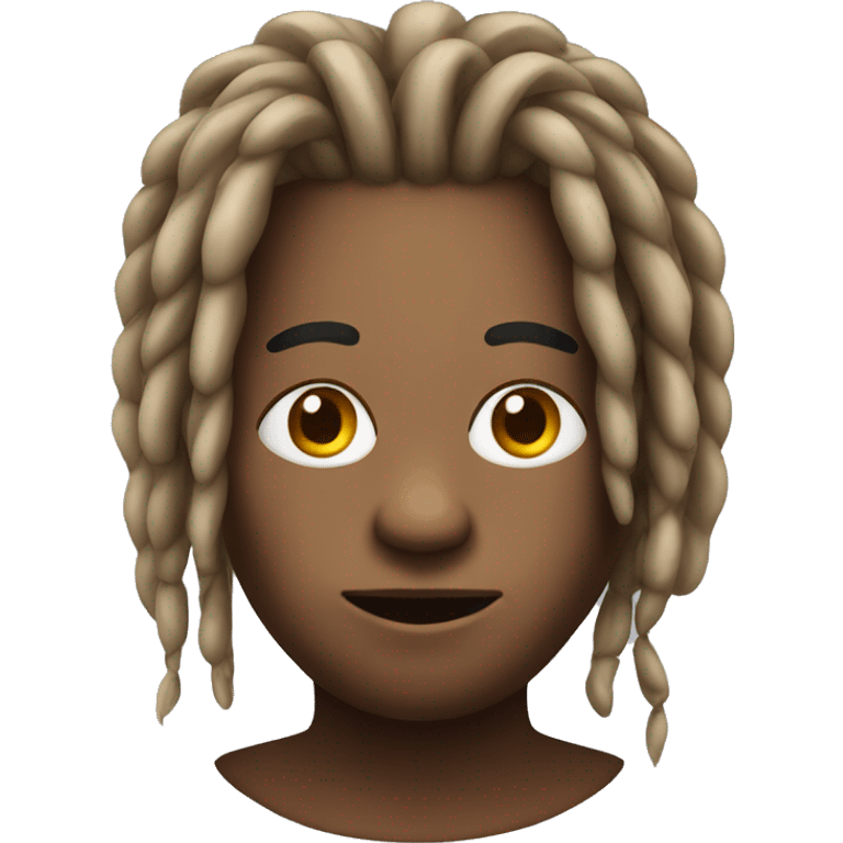 head with dreadlocks emoji