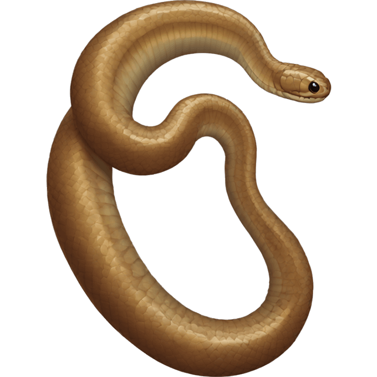 Common Worm Snake  emoji