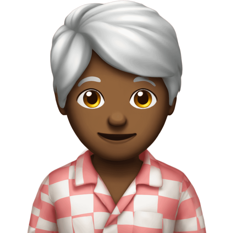 checkered pyjama emoji