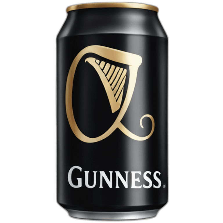 Guinness beer can emoji