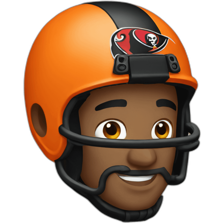 Bucs-orange emoji