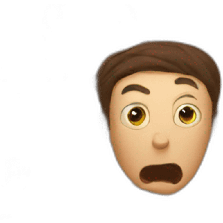 Shocked men emoji