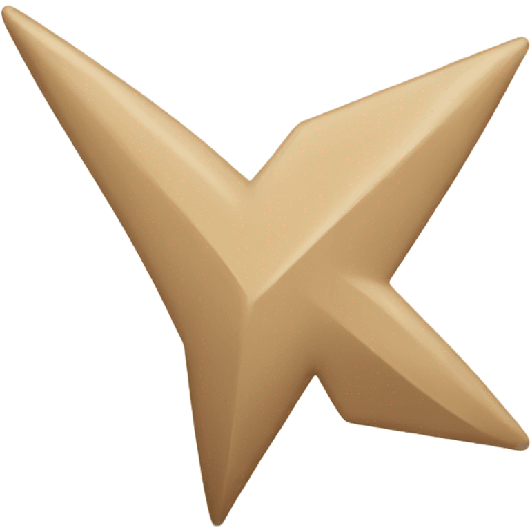 Beige arrow emoji