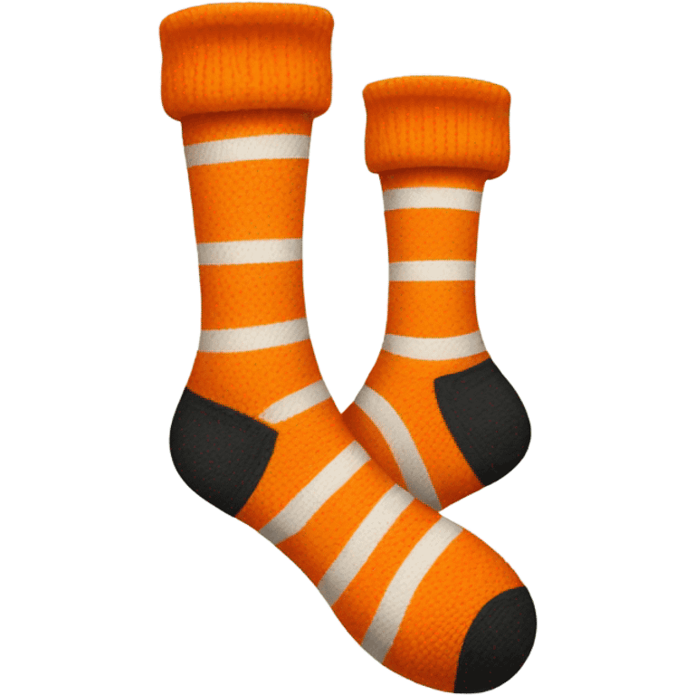 Orange socks emoji