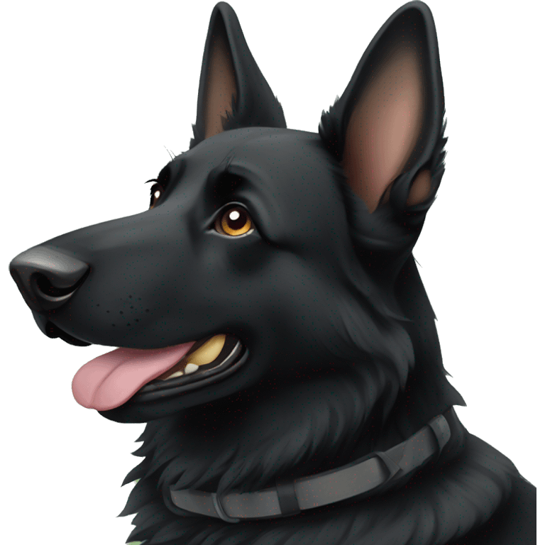 black german shepherd emoji