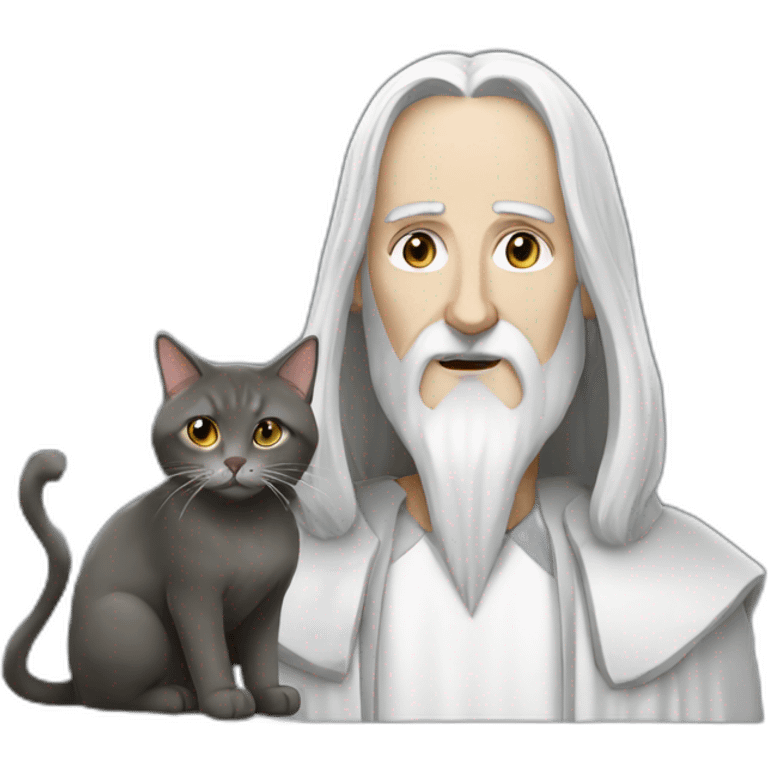 saruman wiht a cat emoji