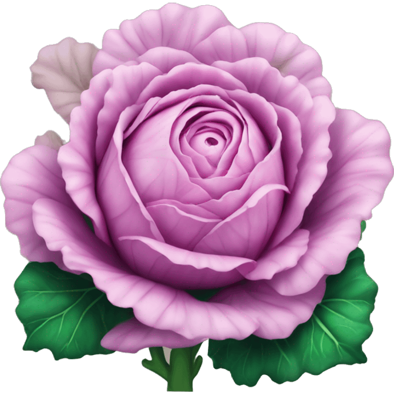 Cabbage rose emoji