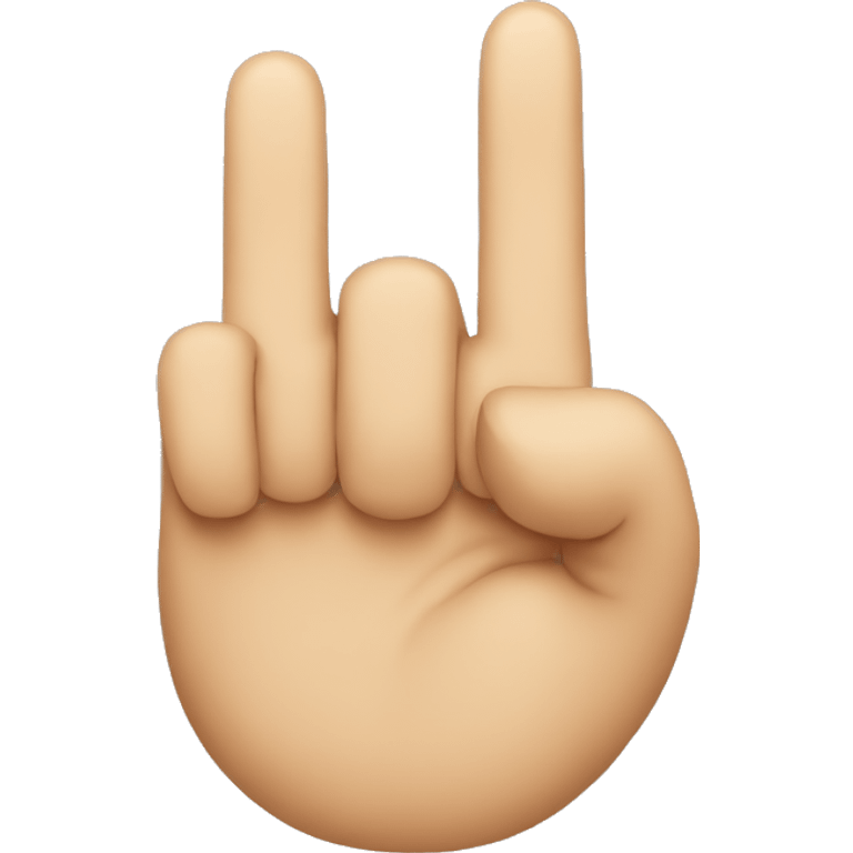 the finger emoji