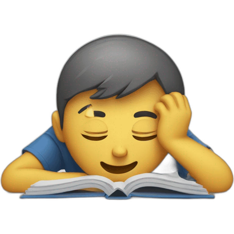 Exhausted teacher emoji