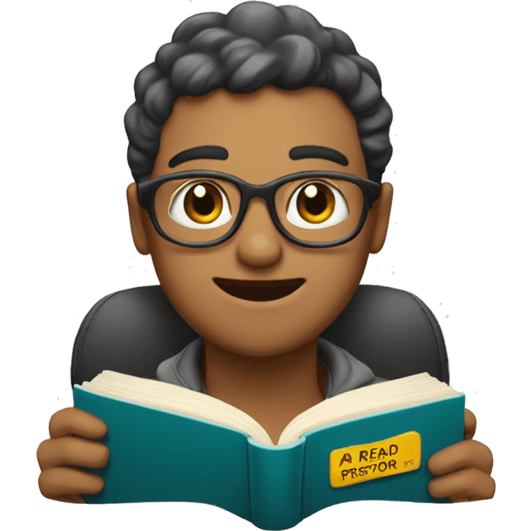 read a book person emoji