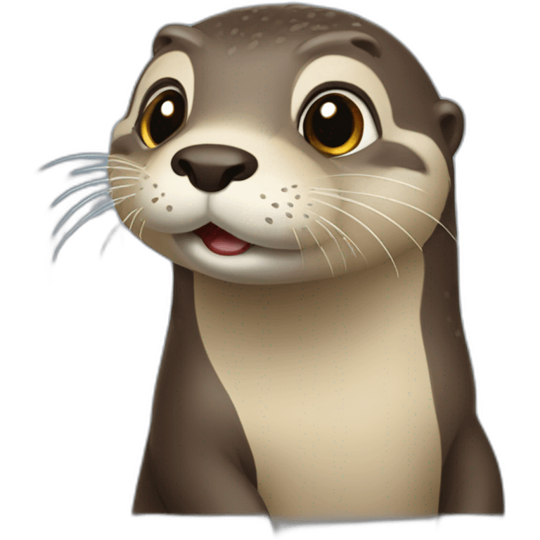 Loutre qui fait caca emoji