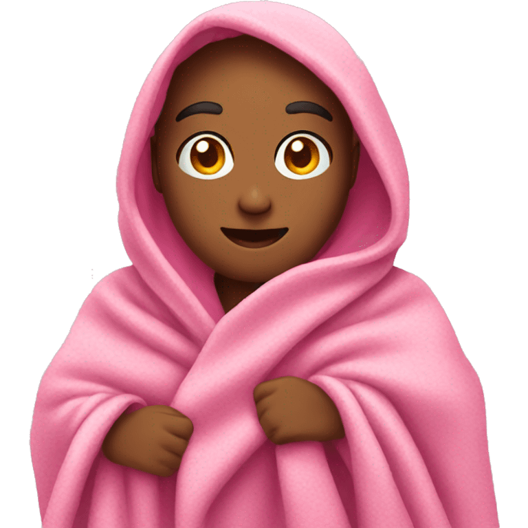 pink comfy blanket emoji