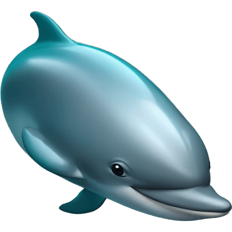 Dolphin in car emoji