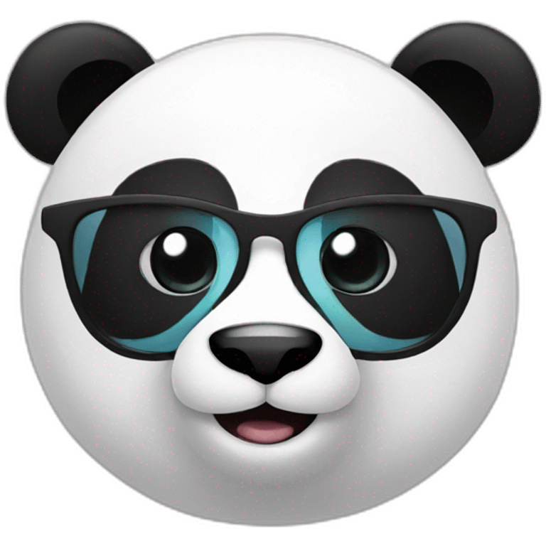 panda with lens emoji