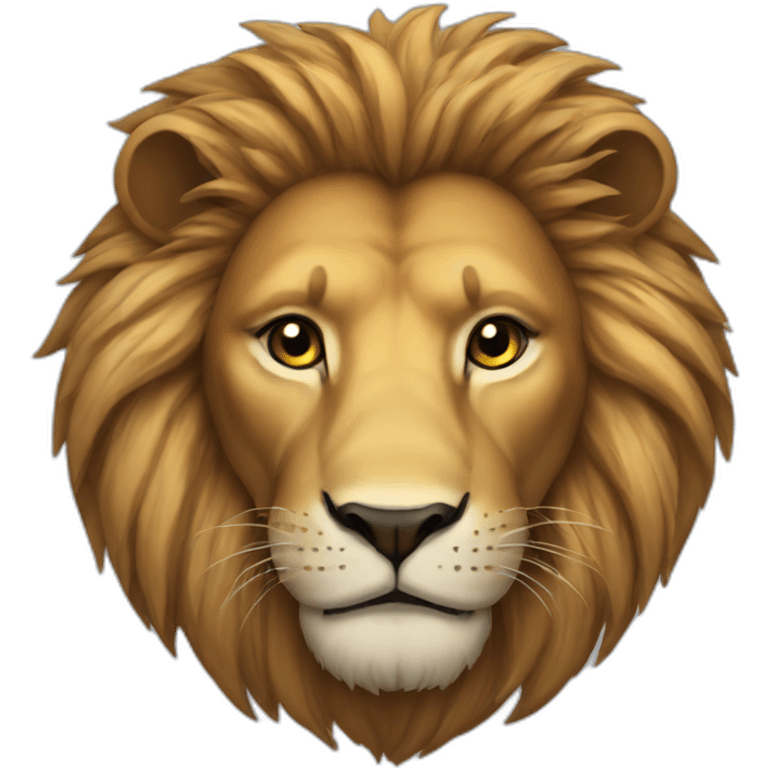 lion head emoji