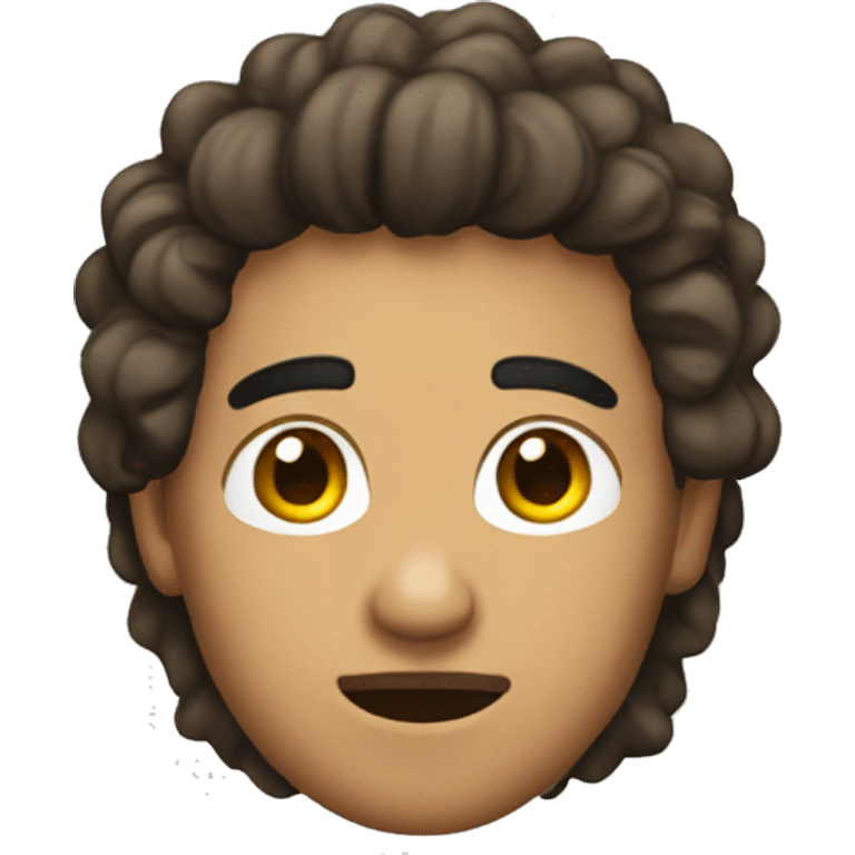 Yo con pelo rubio emoji