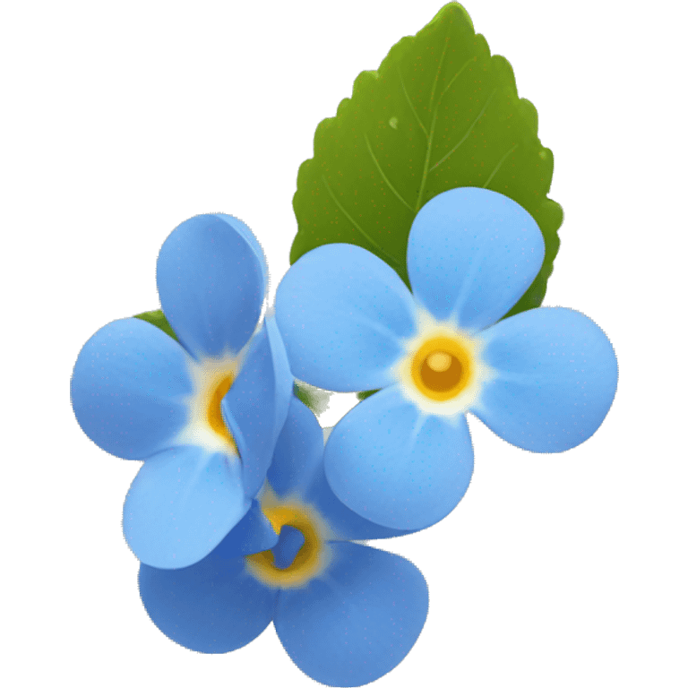 forget-me-not flower emoji