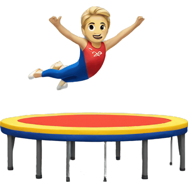 Olympic trampoline emoji