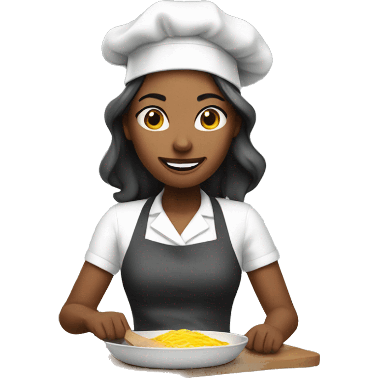 woman cooking emoji