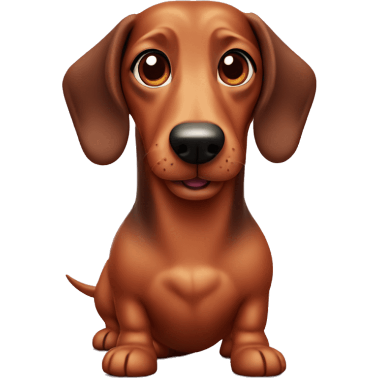 Sausage dog  emoji