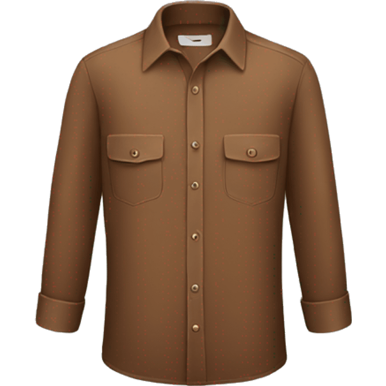 brown shirt  emoji