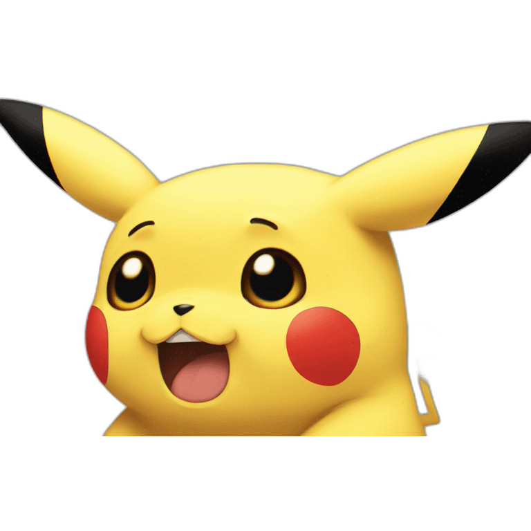 Pikachu sad emoji