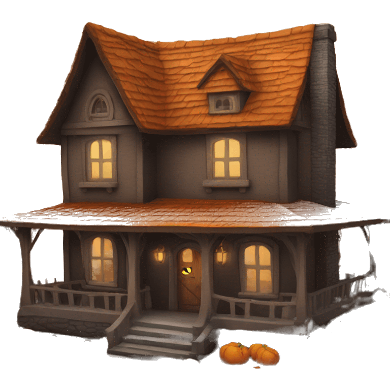 house on helloween emoji